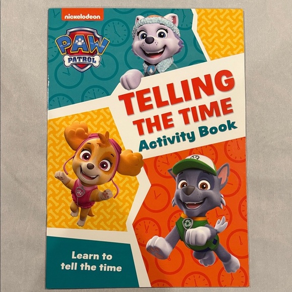 Paw Patrol Learning Activity 8 Book Set with 5 Finger Bath Puppets Kids - Picture 11 of 15